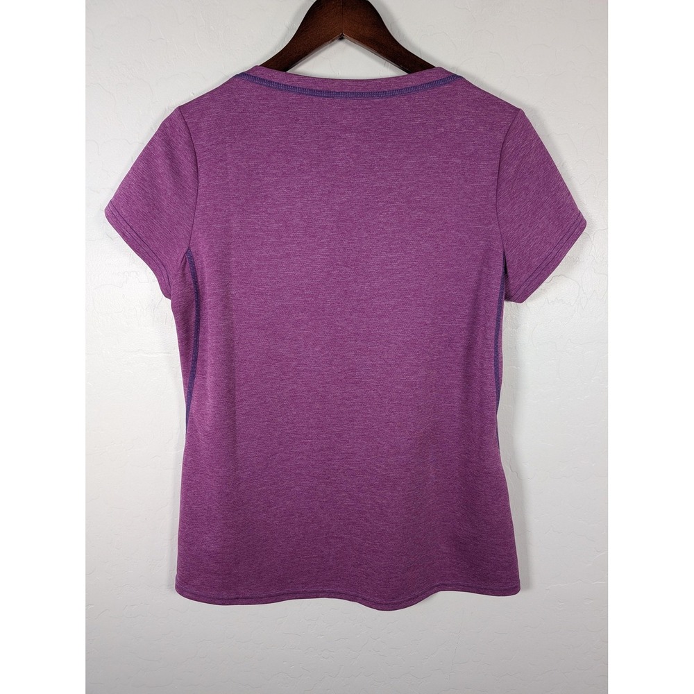 The North Face Shirt Womens Large‎ Purple FlashDry Short Sleeve Athletic Running - Picture 6 of 11